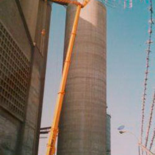 Estructura sobre silo cementos portland Ceno