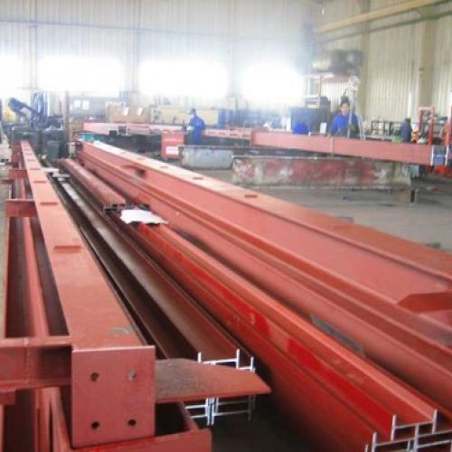 Preparación de estructuras en taller