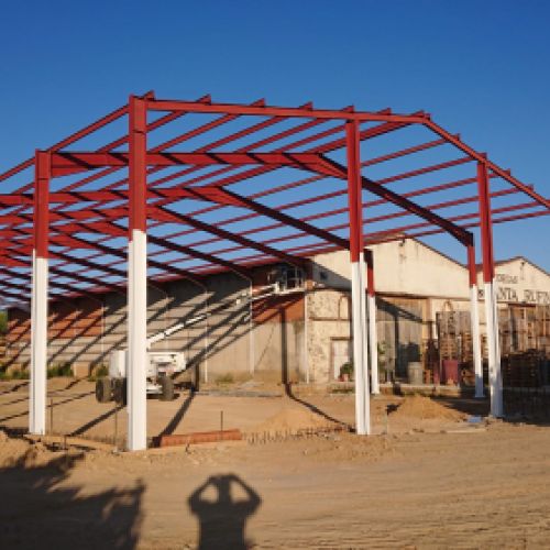 Estructura bodega Santa Rufina