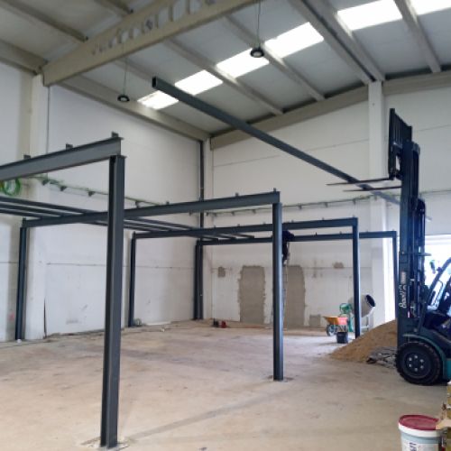 Trabajos de estructuras metálicas en Palencia 04