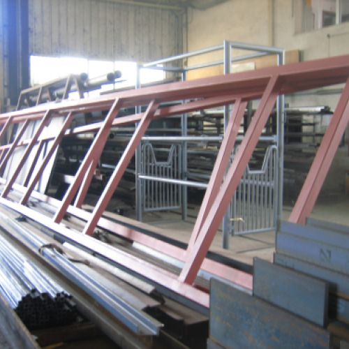 Preparación de estructuras en taller