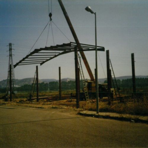 Estructura Nave polígono Santovenia. Valladolid