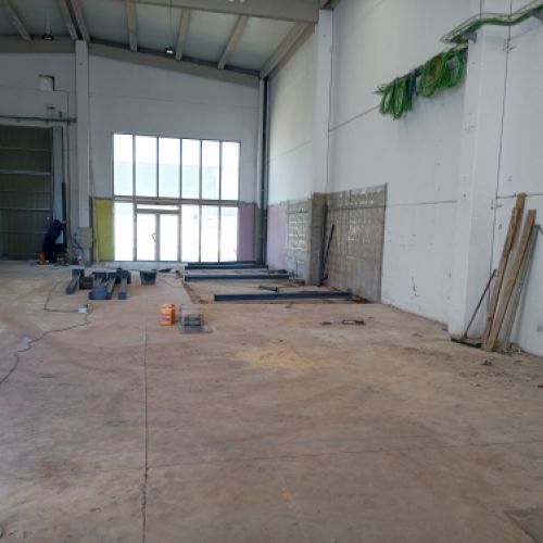 Preparación de estructuras en taller