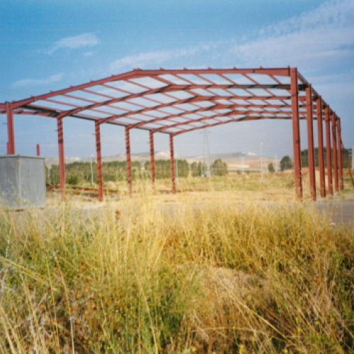 Estructura Nave polígono Santovenia. Valladolid