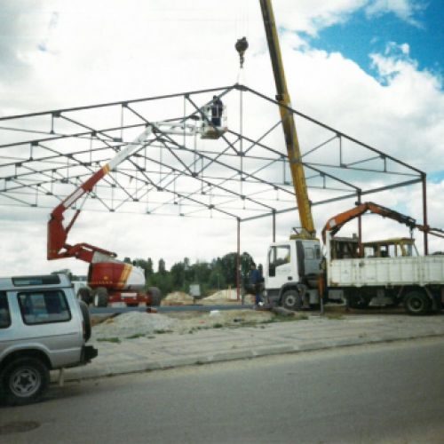 Esturctura Nave polígono industrial VdB