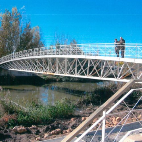 Pasarela puente parque Isla Dos Aguas