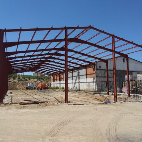 Estructura bodega Santa Rufina