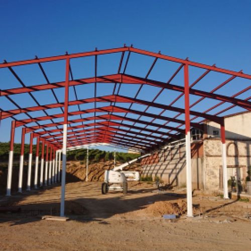 Estructura bodega Santa Rufina