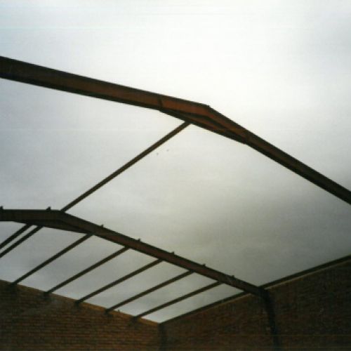 Estructura cubierta nave