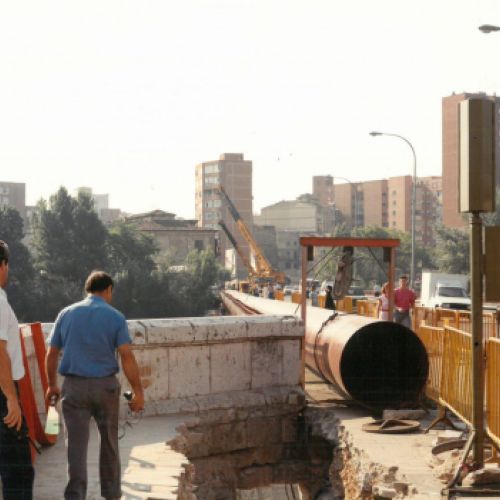 Tubería puente Valladolid