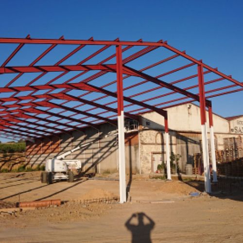 Estructura bodega Santa Rufina