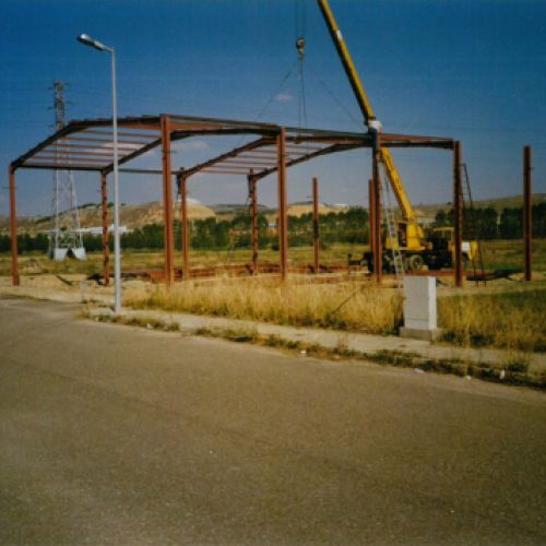 Estructura Nave polígono Santovenia. Valladolid