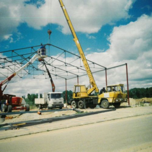 Esturctura Nave polígono industrial VdB