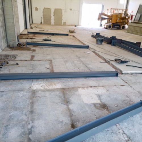 Preparación de estructuras en taller
