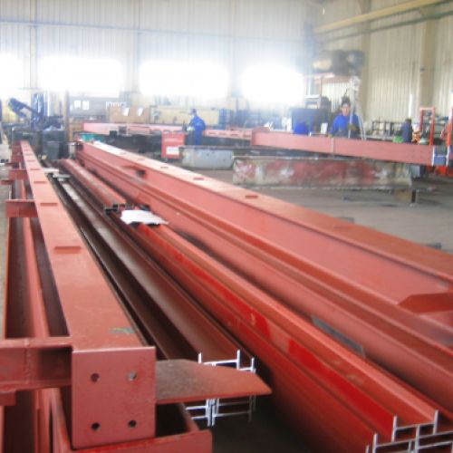 Preparación de estructuras en taller