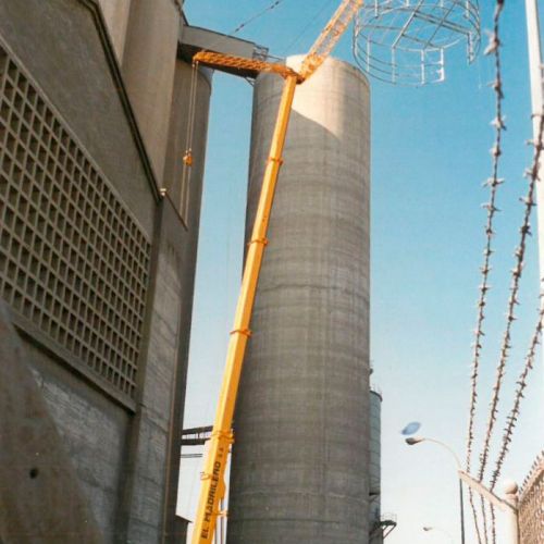 Estructura sobre silo cementos portland Ceno