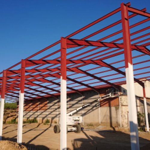 Estructura bodega Santa Rufina