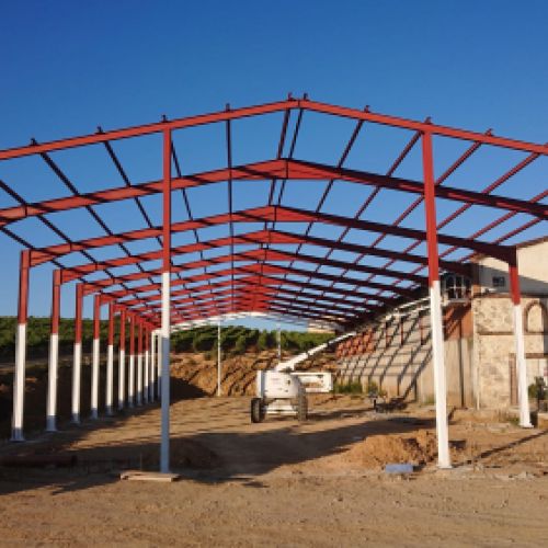 Estructura bodega Santa Rufina