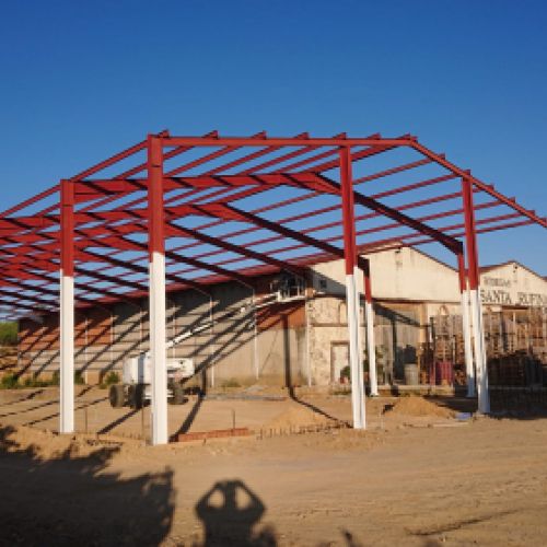 Estructura bodega Santa Rufina