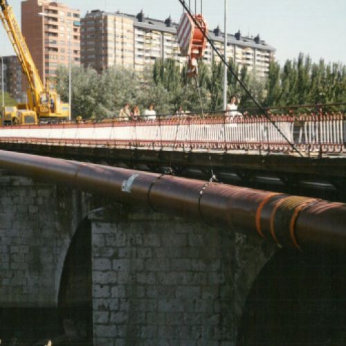Tubería puente Valladolid