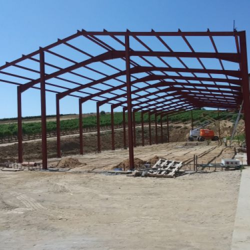Estructura bodega Santa Rufina