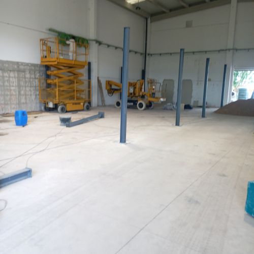 Preparación de estructuras en taller