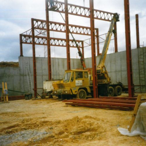 Estructura bodega La Horra