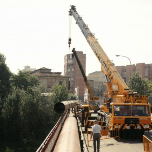 Tubería puente Valladolid